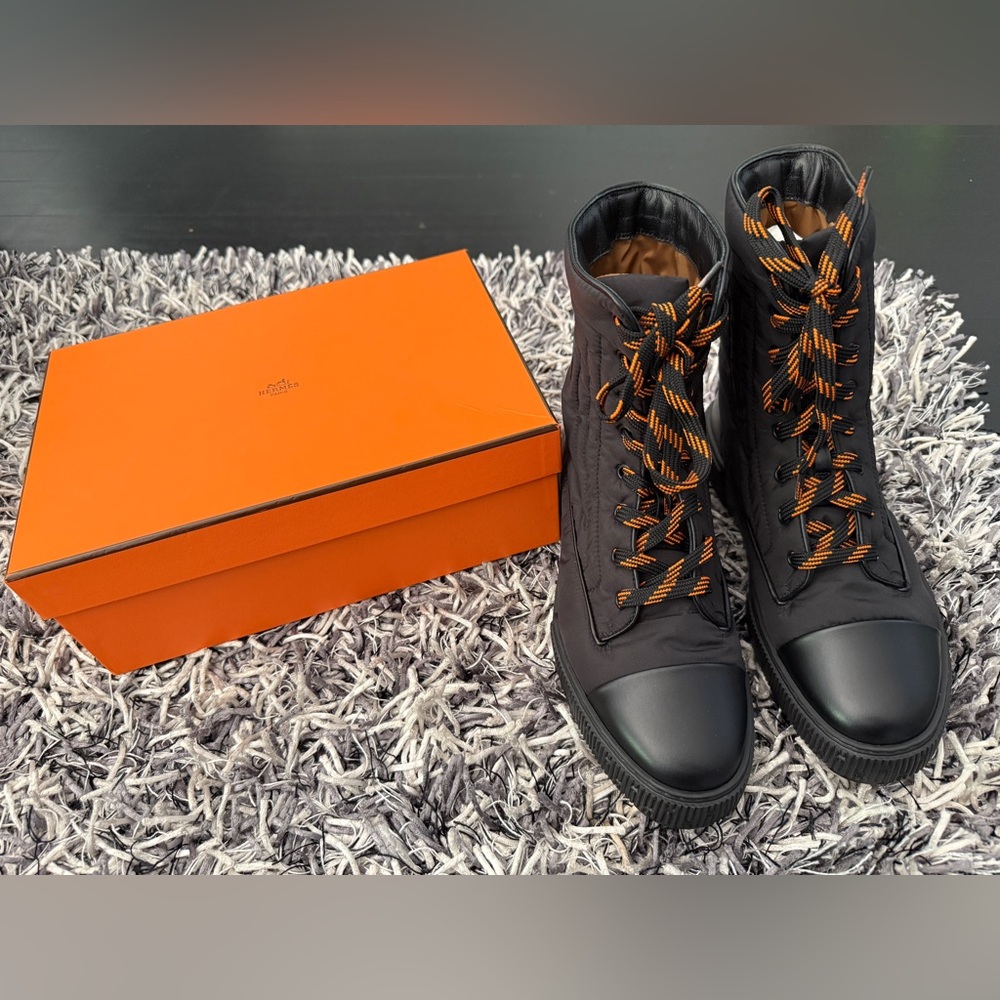 Hermès Black fresh ankle boots women size 40.5